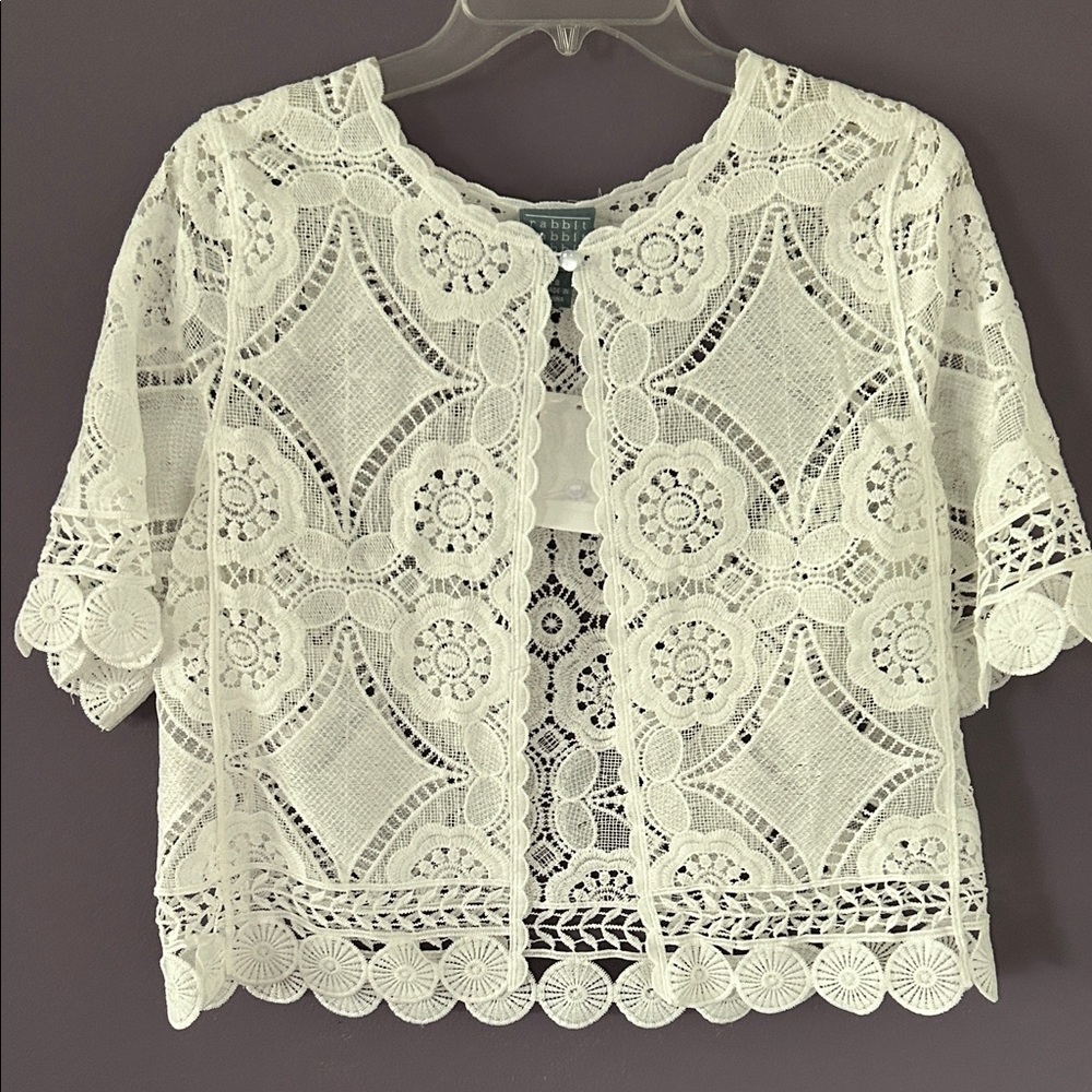 Rabbit Rabbit Rabbit Ivory Lace Blouse